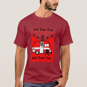 T-shirt Queen of the Camper - Drôle Camping RV