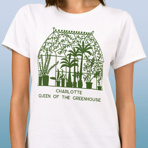 T-shirt Queen of the Greenhouse Jardinage personnalisé