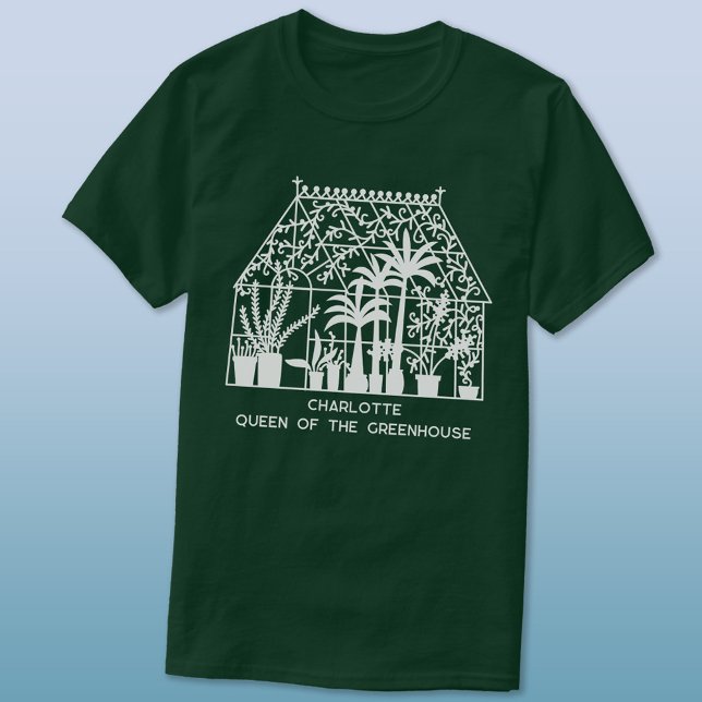 T-shirt Queen of the Greenhouse Jardinage personnalisé (Créateur téléchargé)
