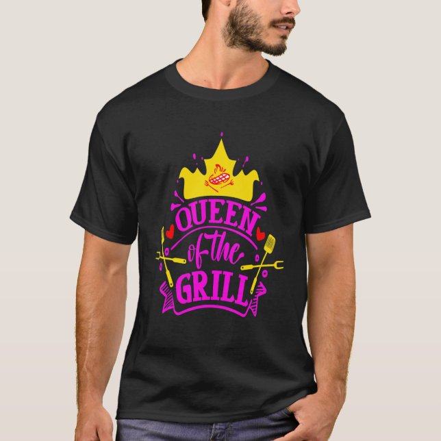 T-shirt Queen of the Grill (Devant)