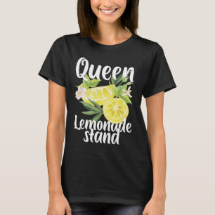 T-shirt Queen Of The Lemonade Stand Lemon Juice Citrus Fou