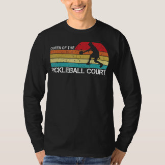 T-shirt Queen Of The Pickleball Court Tenue Pour Sa Maman