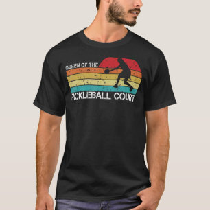 T-shirt Queen Of The Pickleball Court Tenue Pour Sa Maman
