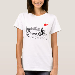 T-shirt Queen of the road élégant