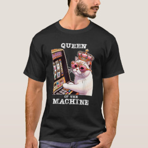 T-shirt Queen Of The Slot Machine Casino Joueur Lover