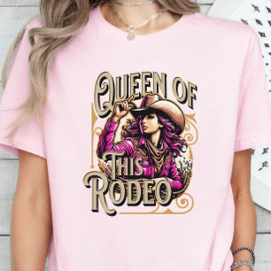 T-shirt Queen of this Rodeo Tee, Cowgirl Gift, Girl Boss
