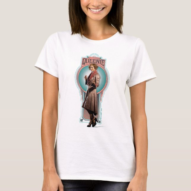 T-shirt QUEENIE GOLDSTEIN™ Art Deco Panel (Devant)
