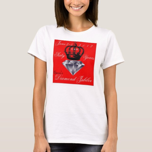 T-shirt Queens Diamond Jubilee 2012 (Devant)