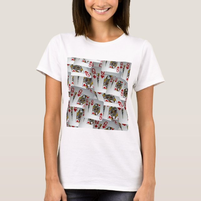 T-shirt "Queen's Gambit : Scattered Pairs of Pocket Queens (Devant)