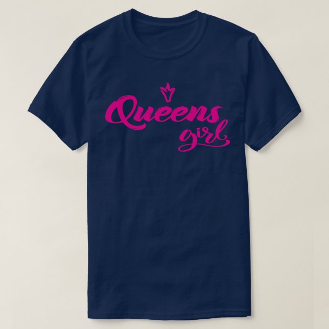 T-shirt Queens Girl New York 4 (Design devant)