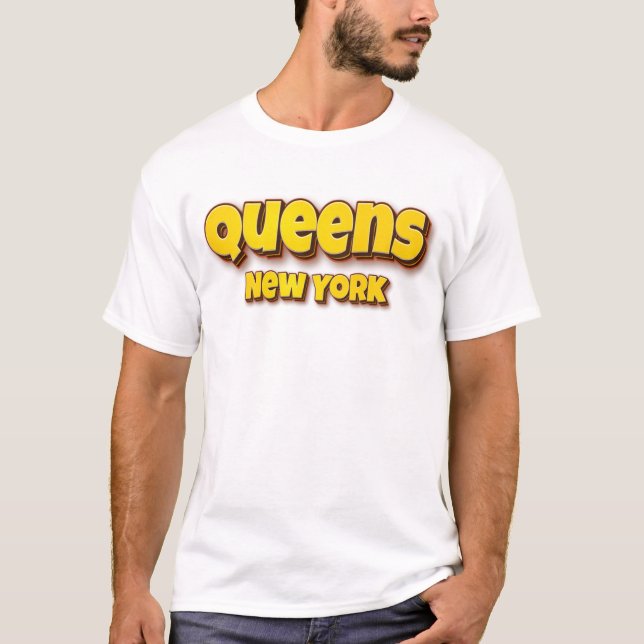 T-shirt Queens New York (Devant)
