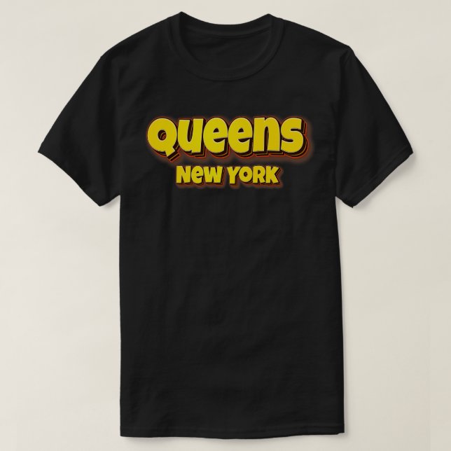 T-shirt Queens New York 3 (Design devant)
