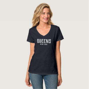 T-shirt Queens New York Représente NYC