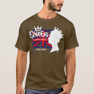 T-shirt Queens Platinum Jubilee 2022 70 British Monarch Qu