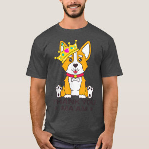 T-shirt Queens Platinum Jubilee 70 ans Funny Corgi Dog L