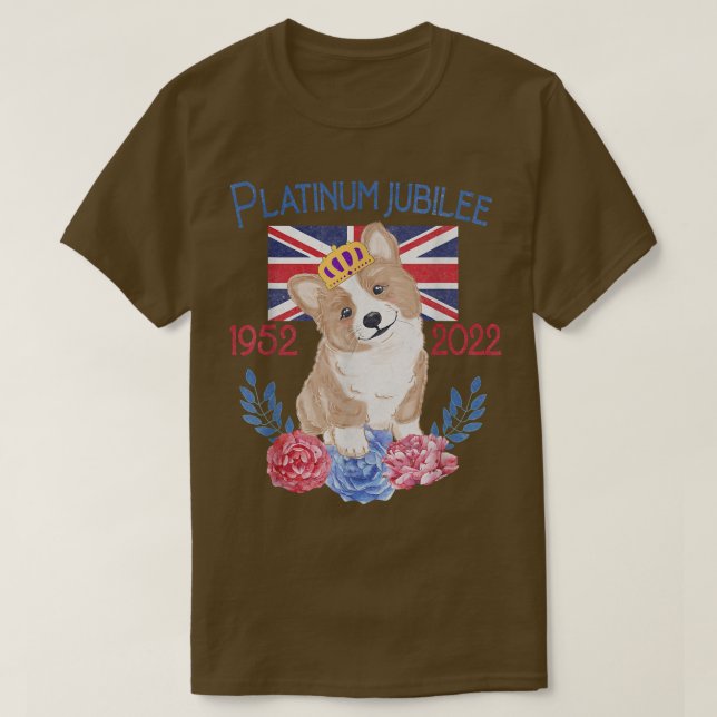 T-shirt Queens Platinum Jubilee Celebration Union britanni (Design devant)