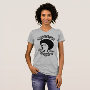 T-shirt Queens Ride Lead Inspire, Mois de l'histoire noire