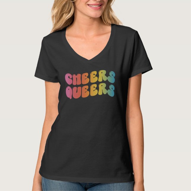 T-shirt Queer Human Rights Bisexual Pride Ally Transgender (Devant)