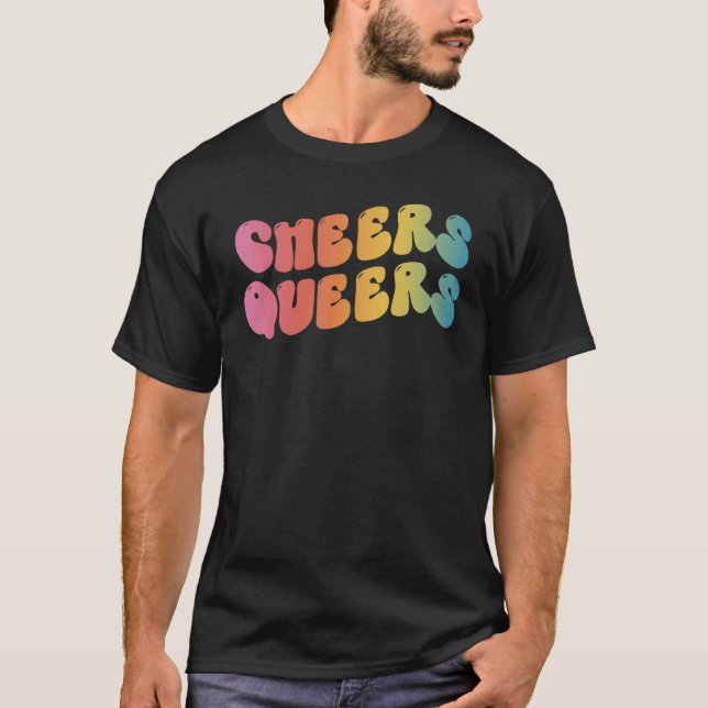 T-shirt Queer Human Rights Bisexual Pride Ally Transgenre (Devant)