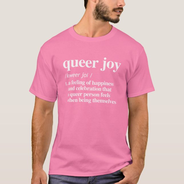 T-SHIRT QUEER JOY (Devant)