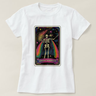 T-shirt Queer Magicien Skeleton Tarot