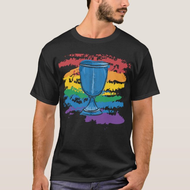 T-shirt Queer Pride - Sommets (Devant)
