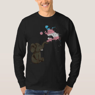 T-shirt Queer Transsexuel Elephant Afrique Animal Lgbtq Tr