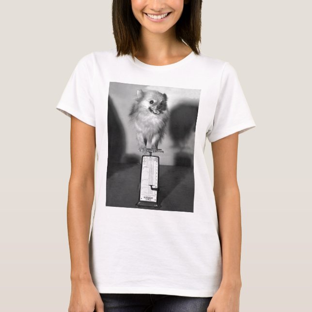 T-shirt Queest-ce que je pèse ? (Devant)