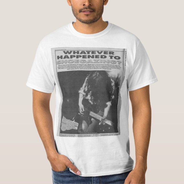 T-shirt Queest-ce qu'est arrivé à Shoegazing ? (Devant)