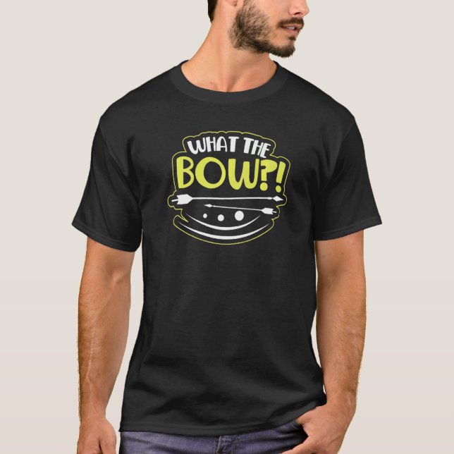 T-shirt Quel arc pour un chasseur à l'arc (Devant)