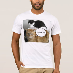 T-shirt Quel autre chat ?/Orange Tabby Humour