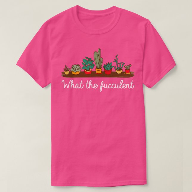 T-shirt Quel baiseur Funny plante cadeau amant (Design devant)