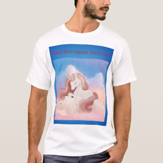 T-shirt « Quel est le goût des nuages ? » Licorne rêveuse