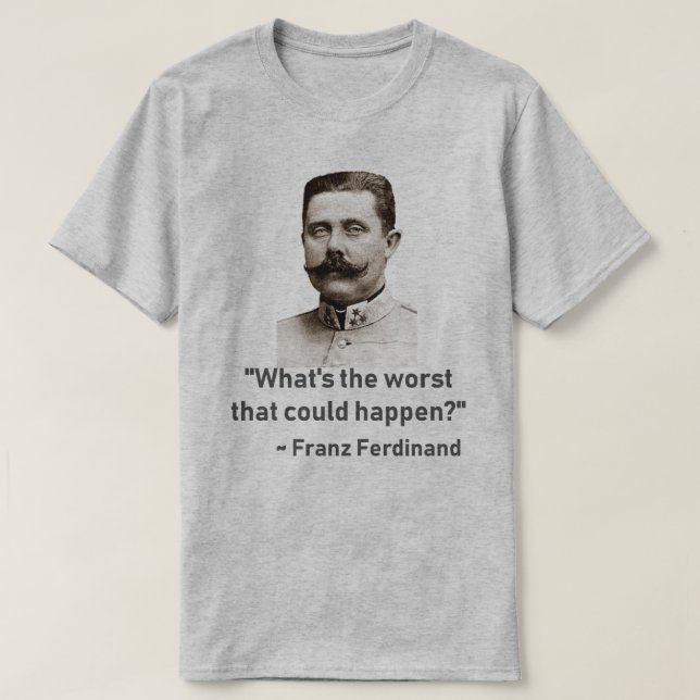 T-shirt quel est le pire... (Design devant)
