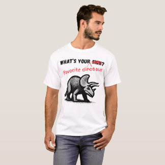 T-shirt Quel est votre DINOSAURE préféré