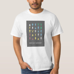 T-shirt Quel est votre super-pouvoir? Mois de la fierté du