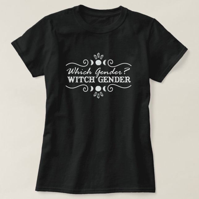T-shirt Quel Genre ? Genre de sorcière - Witchy LGBTQIA+ (Design devant)