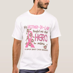 T-shirt Quel héros veut dire la belle-mère de cancer du