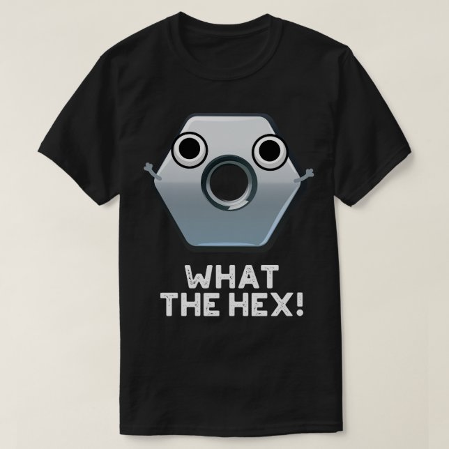 T-shirt Quel Hexagon Hex Funny Forme Le Pun (Design devant)