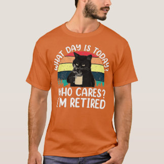 T-shirt Quel Jour Est Aujourd'Hui Qui S'Occupe De Moi Café