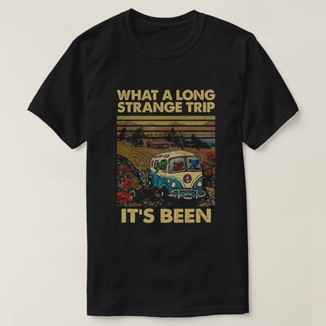 T-shirt Quel Long Voyage Étrange (Design devant)