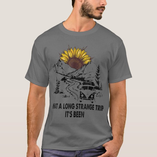 T-shirt Quel Long Voyage Étrange C'Était Tournesol (Devant)