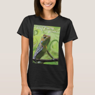 T-shirt Quel monde fou - Un Lizard spécial