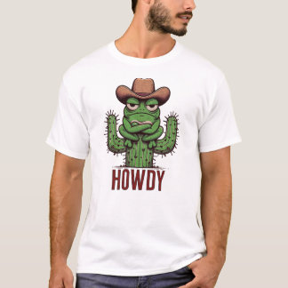 T-shirt Quel partenaire ! Amusant cowboy à la grenouille à