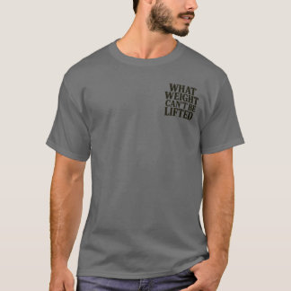 T-shirt Quel poids ne peut pas être levé
