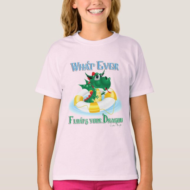 T-shirt Quel Que Soit L'Amusant Qui Flotte Votre Dragon (Devant)