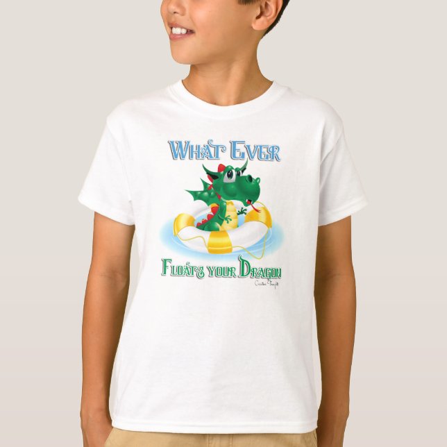 T-shirt Quel Que Soit L'Amusant Qui Flotte Votre Dragon (Devant)