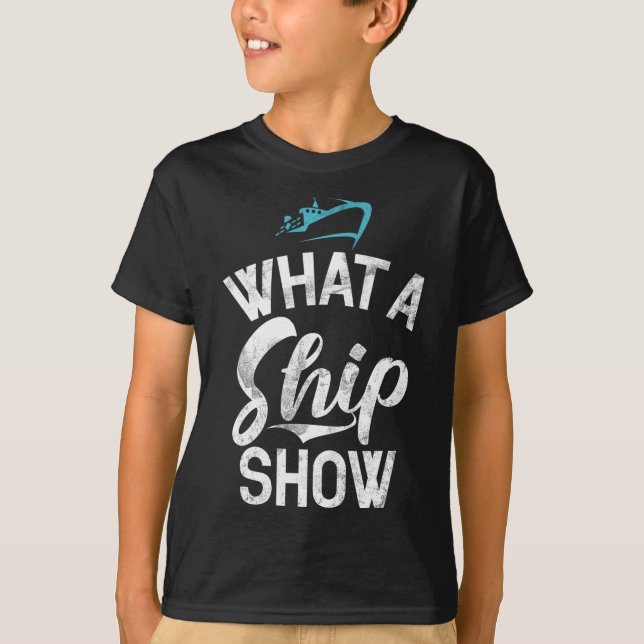 T-shirt Quel Salon De Navires Drôle Bateau (Devant)