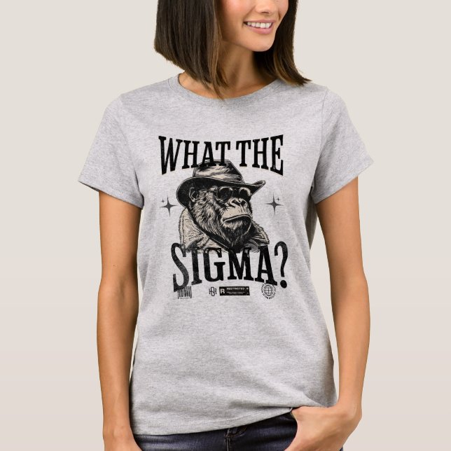T-shirt Quel Sigma ? Mème ironique Brainrot (Devant)