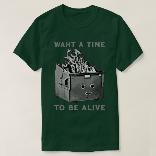 T-shirt Quel Temps Pour Être Vivant 2 (Design devant)